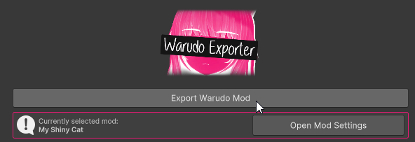 Just Click the Export Button